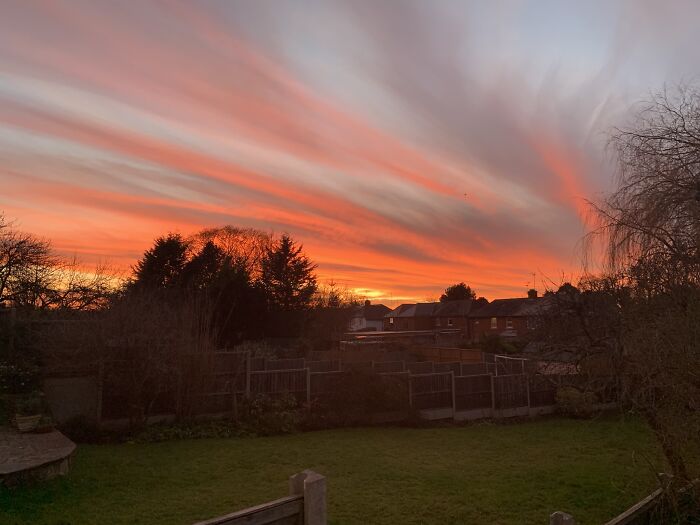 The Sunsets We See From Our Garden