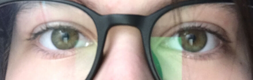 My Glasses Reflected The Flash =_=