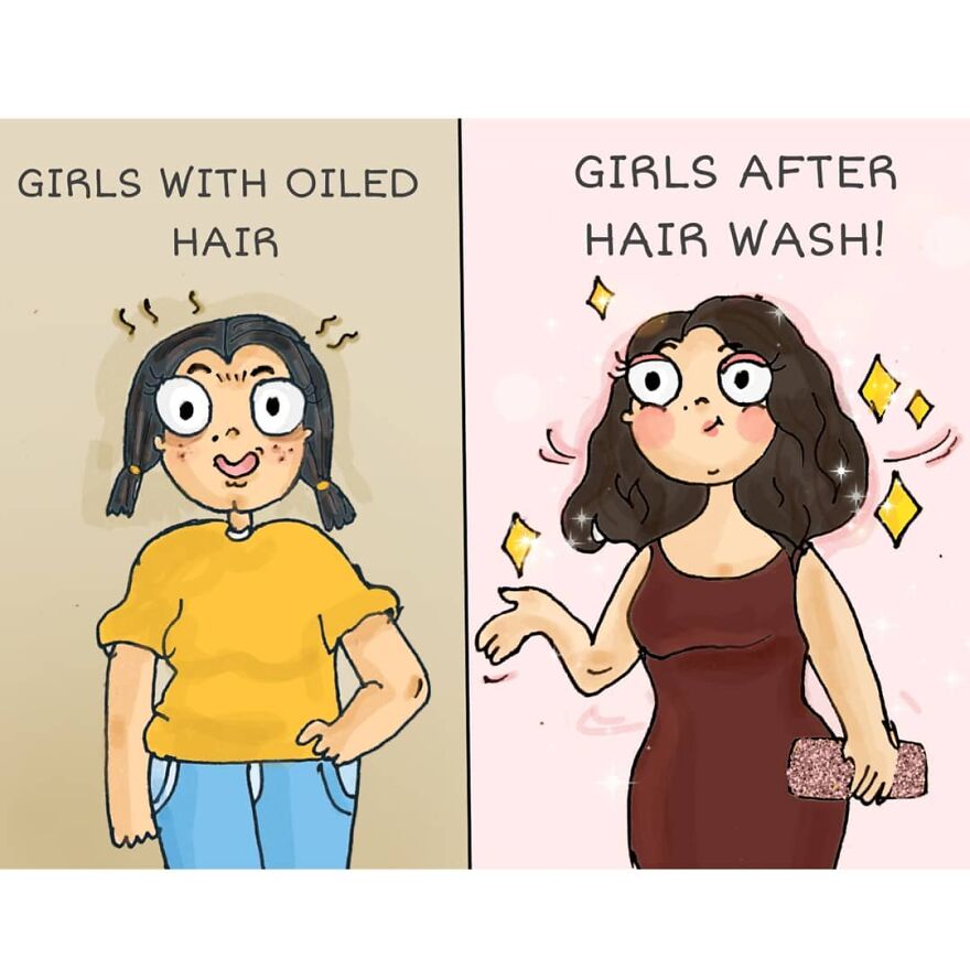 30 New Hilarious Comics About The Struggle Of A Girl That Is Totally Relatable