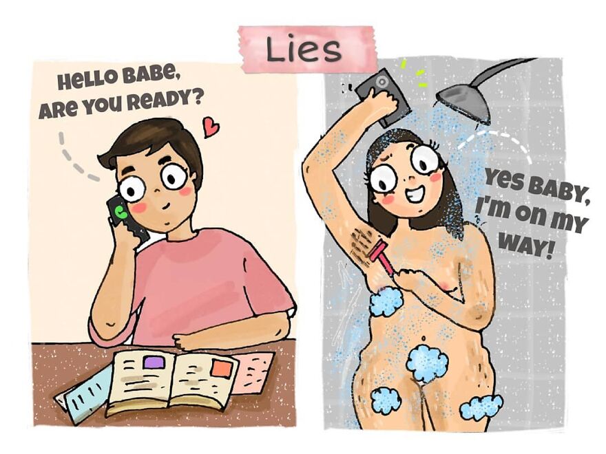 30 New Hilarious Comics About The Struggle Of A Girl That Is Totally Relatable
