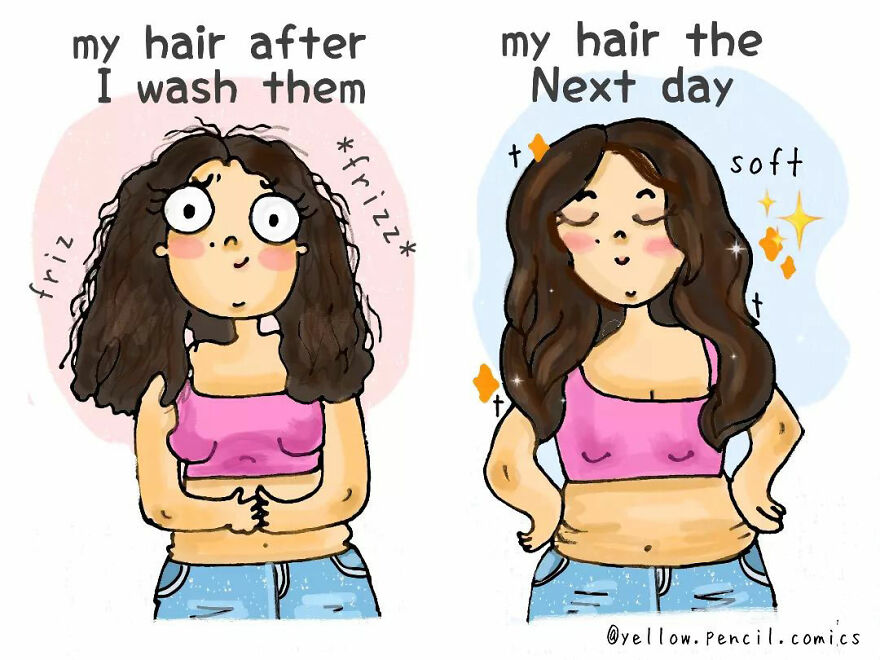 30 New Hilarious Comics About The Struggle Of A Girl That Is Totally Relatable