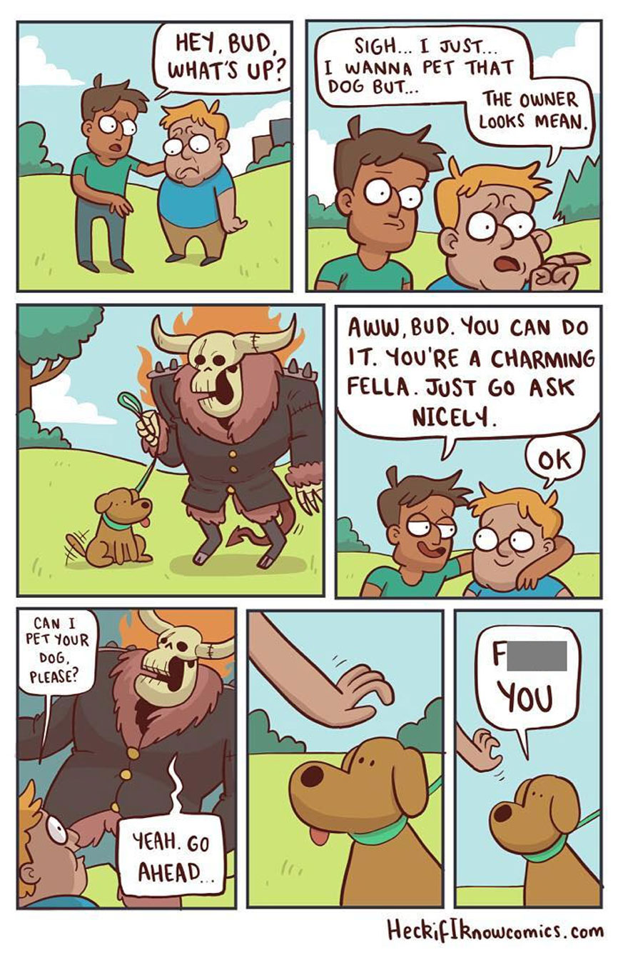 Artist Shows In Hilarious Comics The Absurdity Of Our Lives