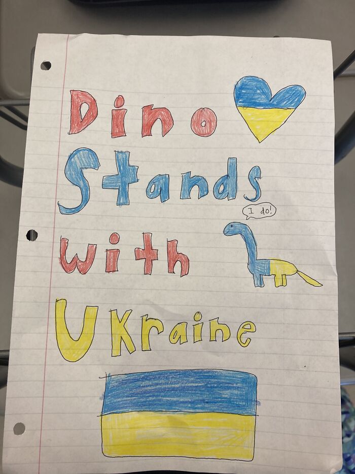 Dino Is A Running Joke In My Class. Made It In Geography Class