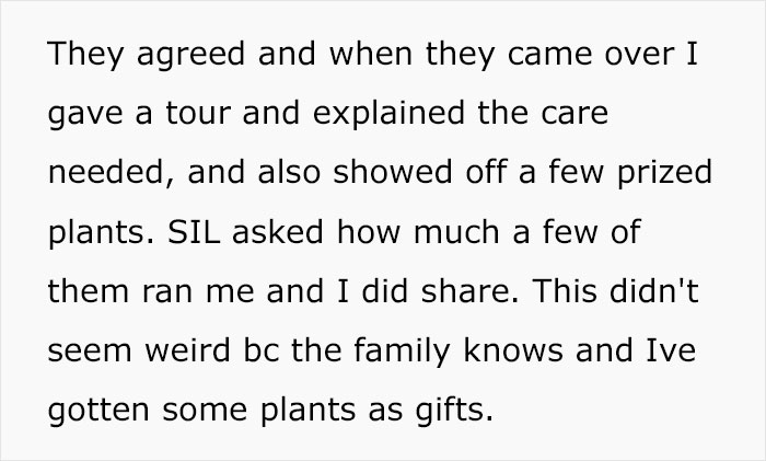 Woman Refuses To See Her Niece And Sister-In-Law After They Trim Her Houseplants And Sell The Cuttings On Marketplace Woman Refuses To See Her Niece And Sister-In-Law After They Trim Her Houseplants And Sell The Cuttings On Marketplace
