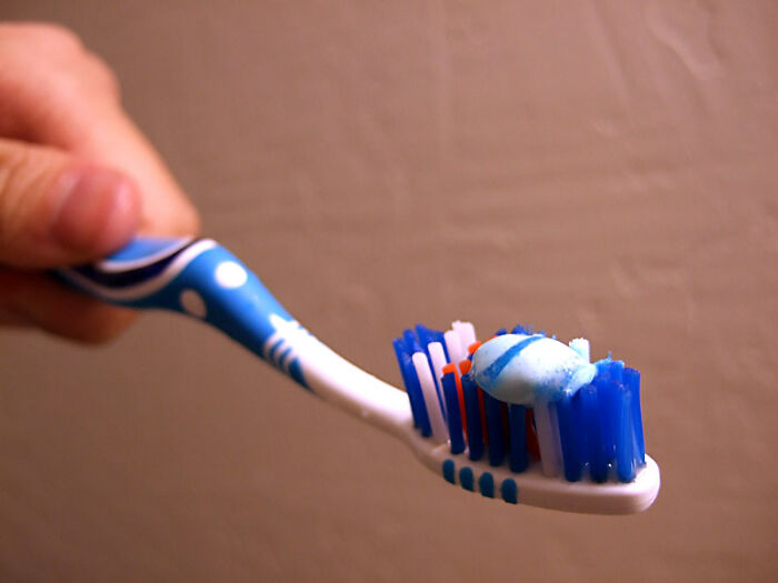 Using A Lot Of Toothpaste When Brushing Teeth