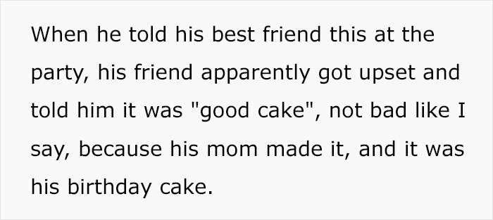 Mom Who Doesn’t Allow Her 8 Y.O. To Eat Cake Is Livid When She Finds Out His Friend Convinced Him To Eat It On His Birthday Mom Who Doesn’t Allow Her 8 Y.O. To Eat Cake Is Livid When She Finds Out His Friend Convinced Him To Eat It On His Birthday