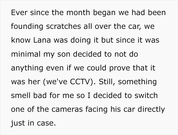 “AITA For Refusing To ‘See Other Options’ For A Girl And Pressing Charges For What She Did To My Son’s Car?” “AITA For Refusing To ‘See Other Options’ For A Girl And Pressing Charges For What She Did To My Son’s Car?”