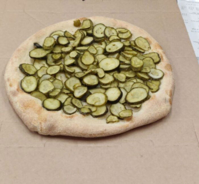 So, We Got This Order Today, Just Bread And Pickles, Warm Bread And Pickles. Weirdest Part Is, It Was Not A Fake Order