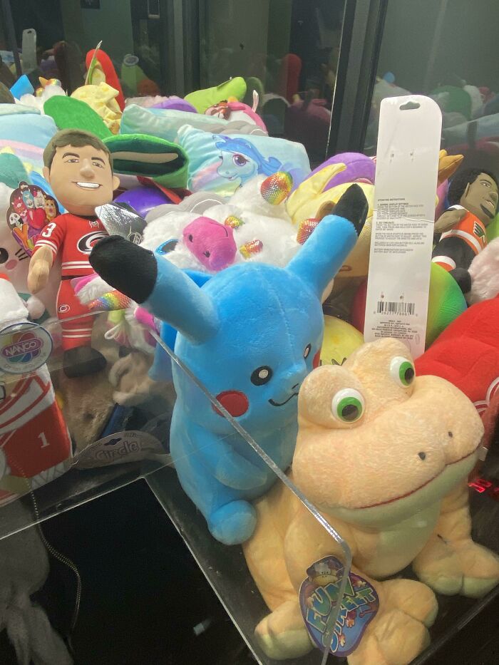 “Pikachu” Spotted In A Movie Theater Claw Game