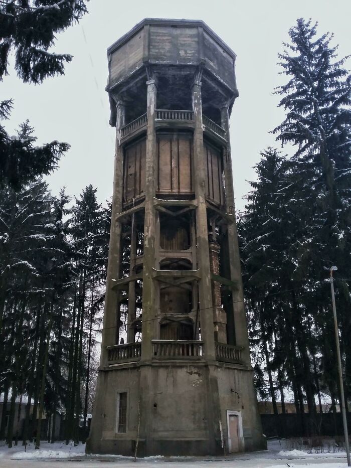 Water Tower In Lviv, Ukraine