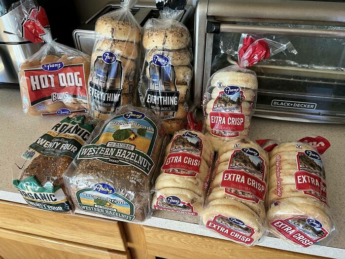 If You Have A Bakery Outlet Store Near You, You Can Pick Up The Same, Fresh Bread And Cakes That You Get At Your Local Store For Less Than Half The Price. I Picked Up All Of This Yesterday For Less Than $13 With More Than A Week Of Shelf Life On Everything