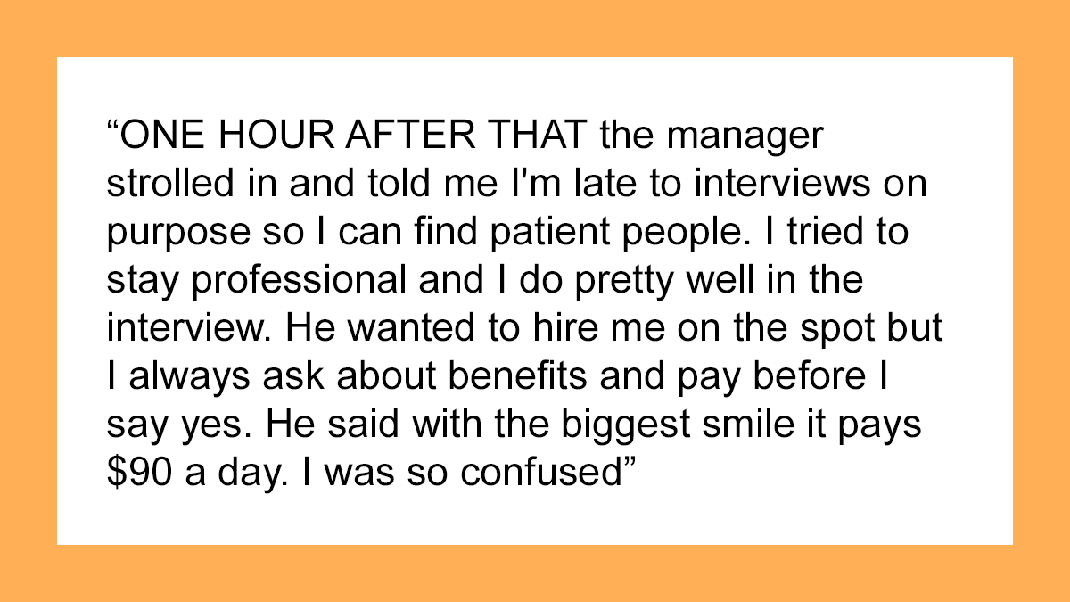 Person Takes A Job Offer Just To Be Able To Not Show Up After Getting Disrespected During The Job Interview