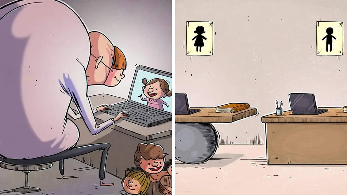 Artist Reveals What’s Wrong With Our Modern Society In These 30 Satirical Illustrations