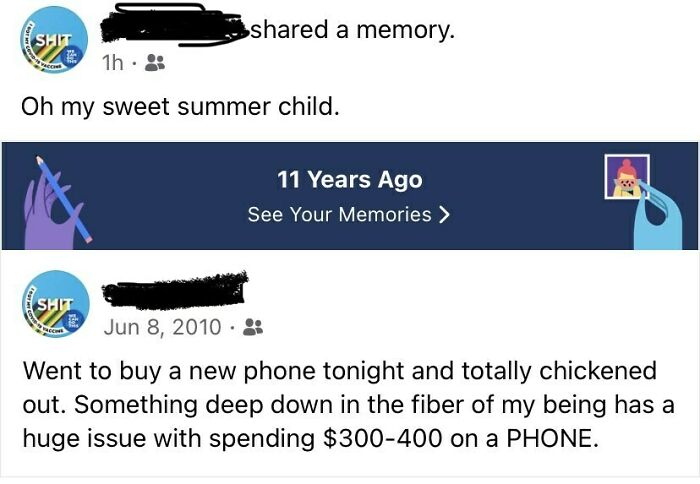 I Was So Young, So Naive In 2010.