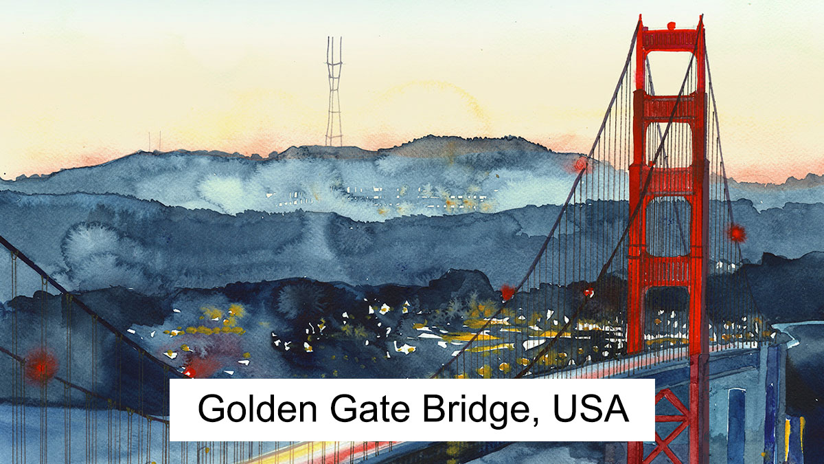 I’m An Architect Who Paints Famous Cities Around The World In Watercolor (23 Pics)