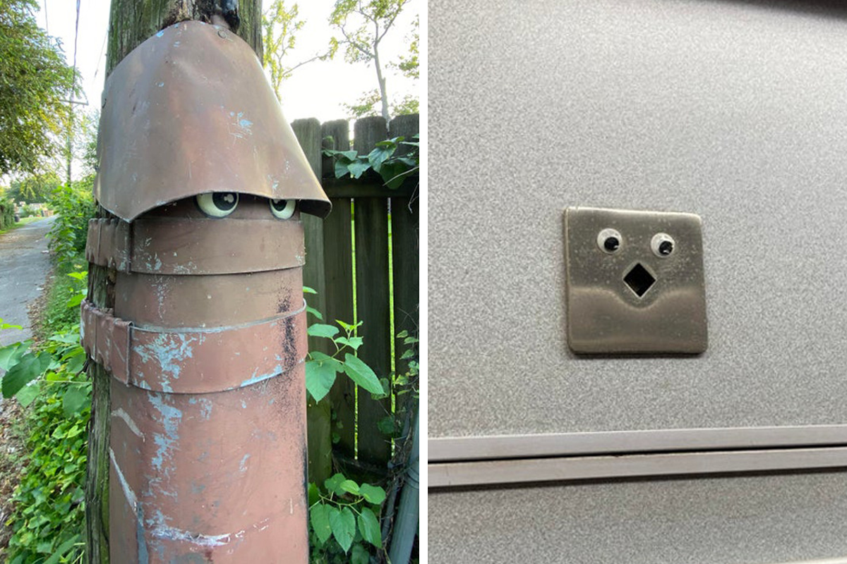 Some Hero Is Putting Googly Eyes On Miserable Objects, And His Photos Are  Going Viral