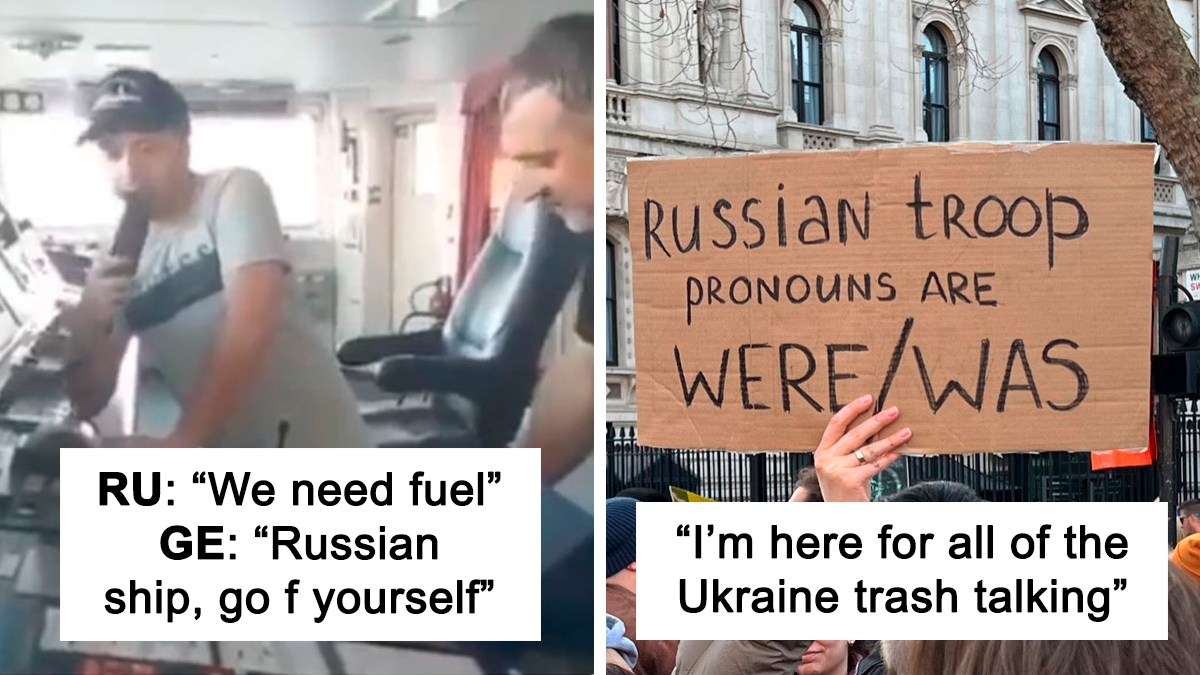 30 Small Yet Powerful Acts Of Resistance By Ukrainians And Folks Around The World Against The War In Ukraine