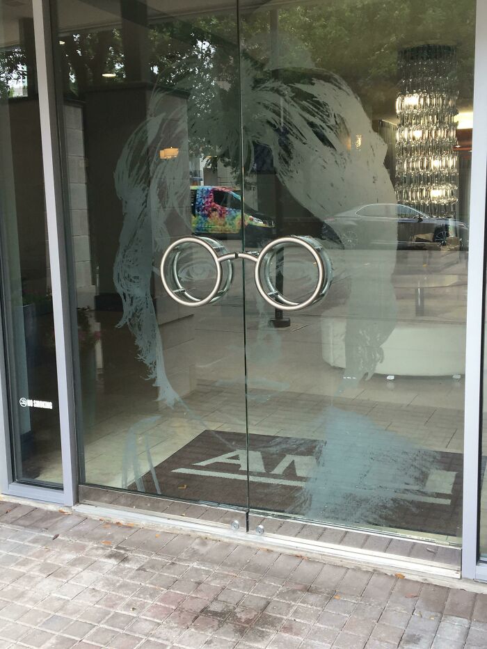 Door Handle As John Lennon’s Glasses