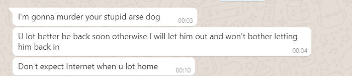 Was At My Dad's For New Years Dog Got Spooked By Fireworks This Is How My Step Mum Dealt With It
