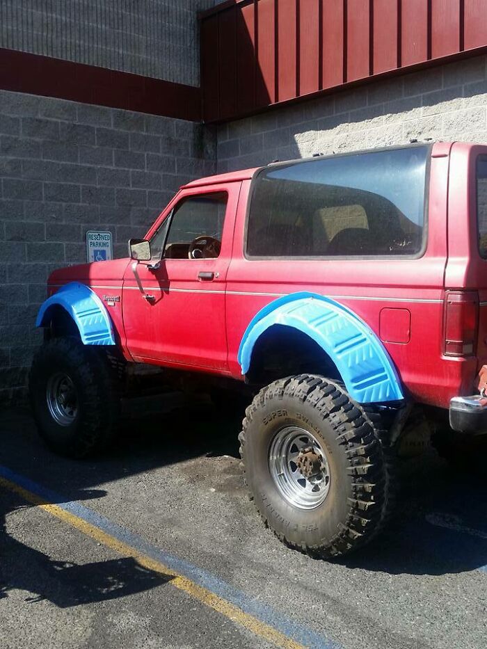 Did... Did You Cut Up Your Kid's Pool For Fender-Flares?