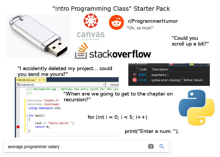 "Intro Programming Class" Starter Pack