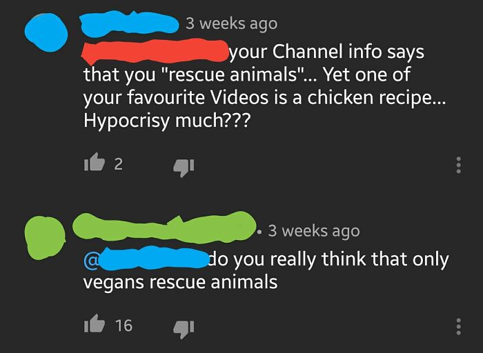 Only Vegans Are Allowed To Rescue Animals
