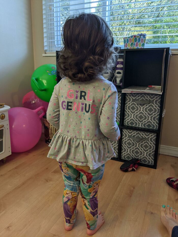 She Dressed Herself. It's Definitely Backward