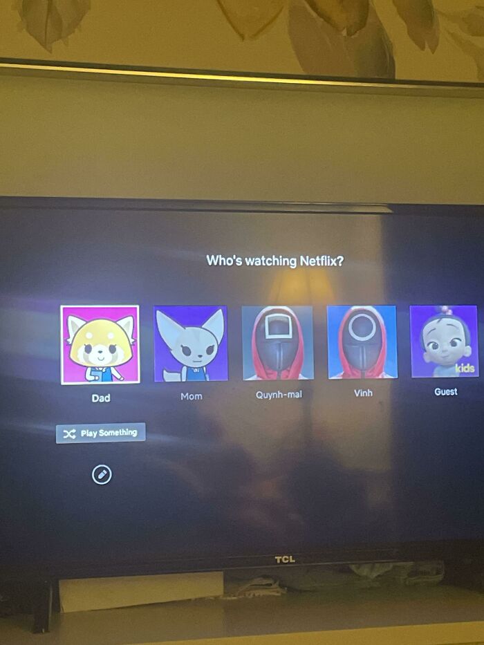 Gave My Netflix Password To My Two Little Cousins (Squidgame Avatars) And They Changed My Previous Profiles To Their “Mom” And “Dad”. My Family Members And I Are Considered As “Guest” In The New Profile They Created