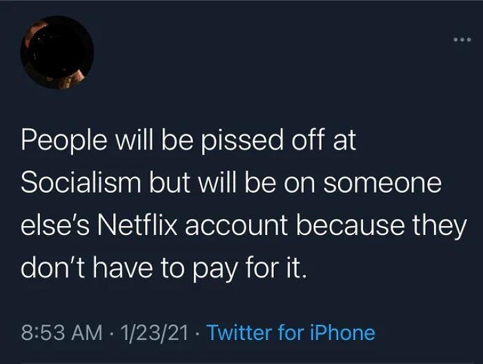 Socialism Is Bad, But Free Netflix Is Good