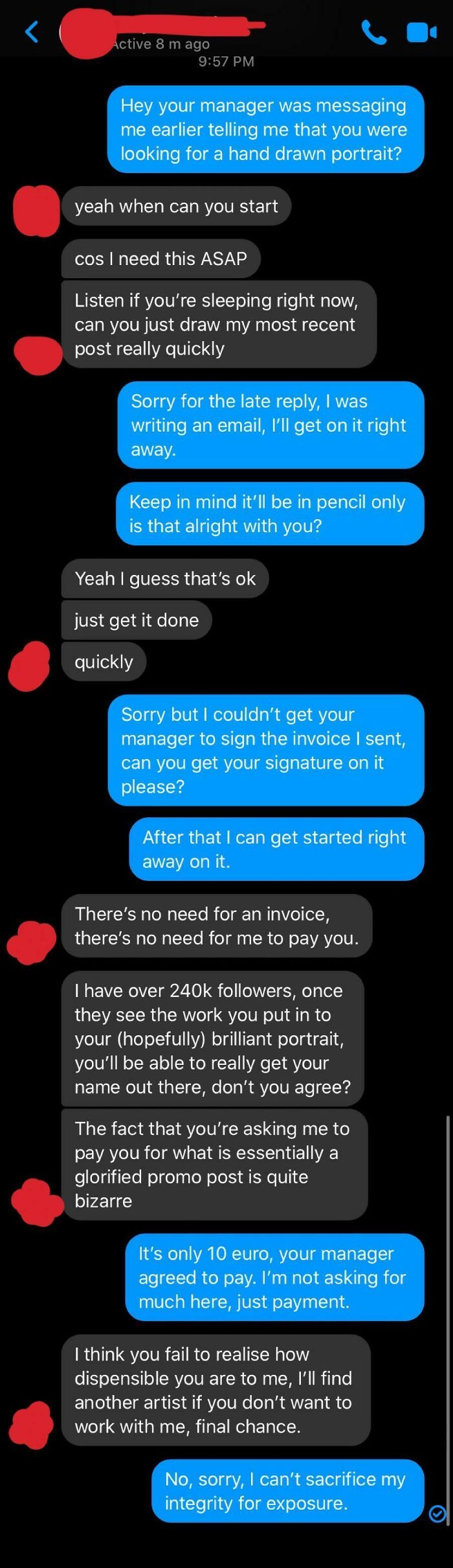 My Friend Got Shorted By A Pretty Major Influencer