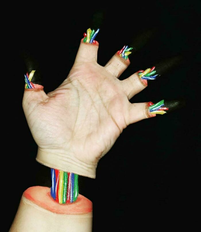 Sfx Painted On My Hand