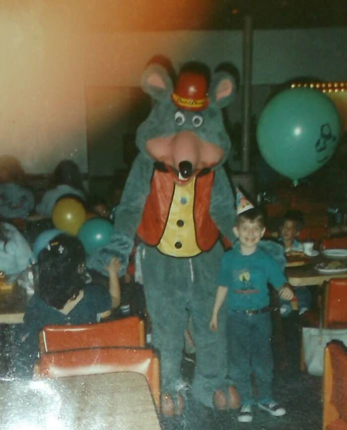Me At Chuck E. Cheese For My 6th Birthday In 1988