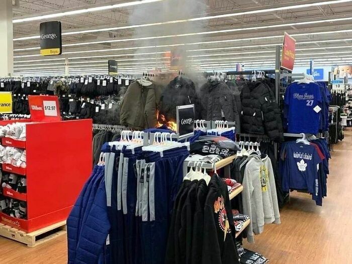 Someone Just Set The Local Walmart On Fire