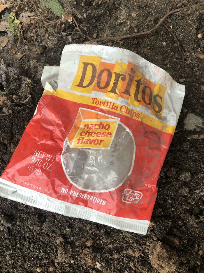 Found 40 Year Old Doritos Under My Porch