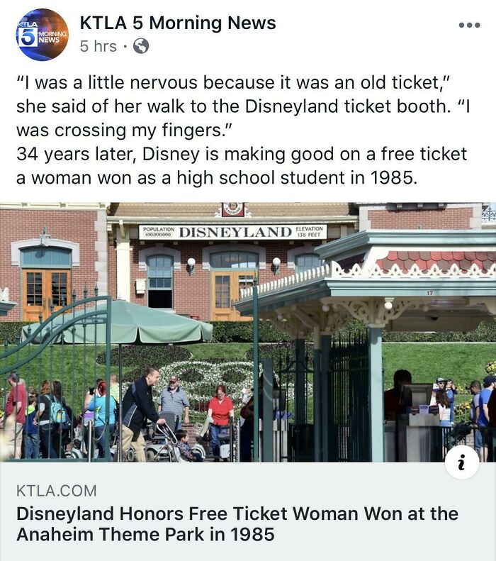 Iran Is Getting Tense With Us, Climate Change Is Happening Now, And Someone Waited 35 Years To Use A Free Disneyland Ticket. We’ve Officially Hit A New Low
