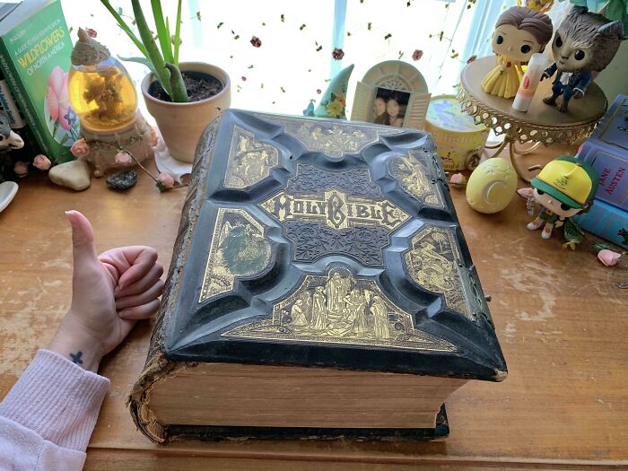 Found This 130+ Year Old Bible At A Yard Sale Today!