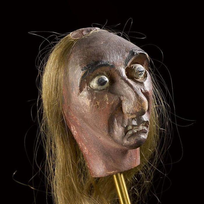 Dummy Head Used By Scientific Educators Around The Turn-Of-The-Century To Demonstrate Static Electricity