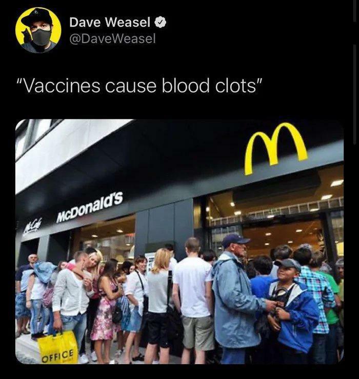 Vaccines Cause Blood Clots