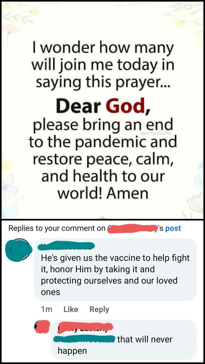 Dear God, Please End The Pandemic...no Not Like That.