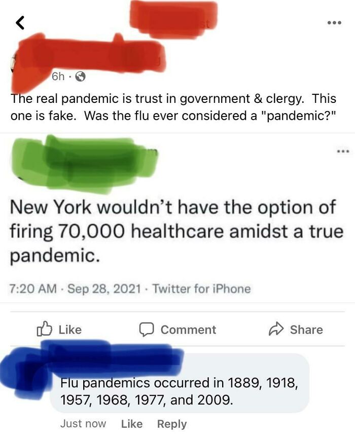 The Flu Has Never Been A Pandemic