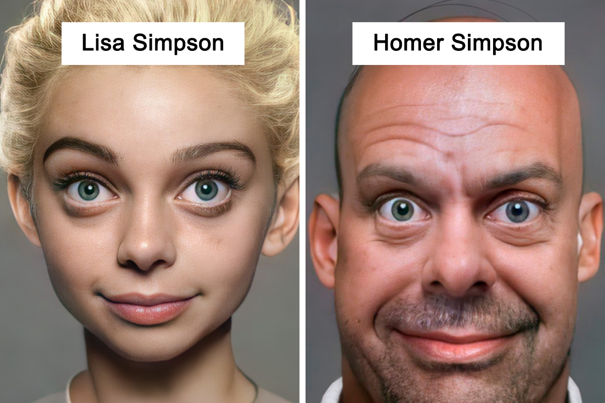 This Illustrator Can Turn Random People Into GIant-Eyed Characters - Funny