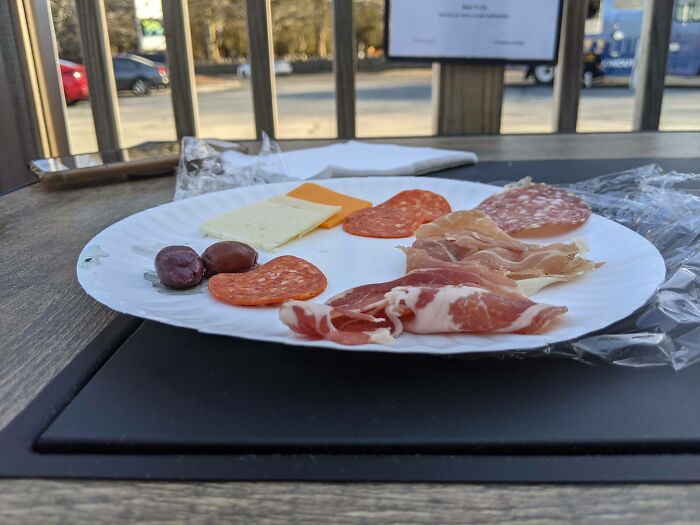 In Connecticut, Breweries Require Food With Drink. This Is Their "Charcuterie Board"