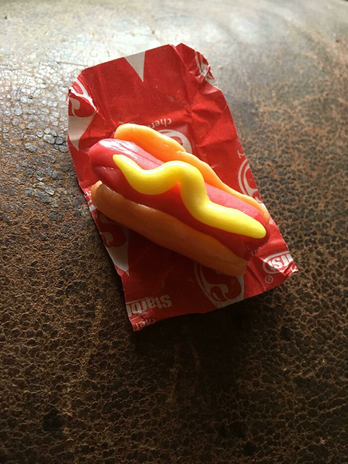 My Daughter's Hotdog Made From Starburst