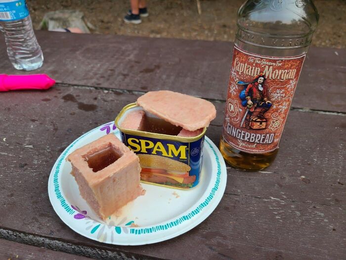 Two Years Ago I Blessed The Internet With The Spam Shot Glass. This Year I Got To Go Camping Again And Got The Chance To Recreate The Iconic Meat Orifice, As Well As Create A New Drink Container Which I Humbly Dubbed The Spam Flask