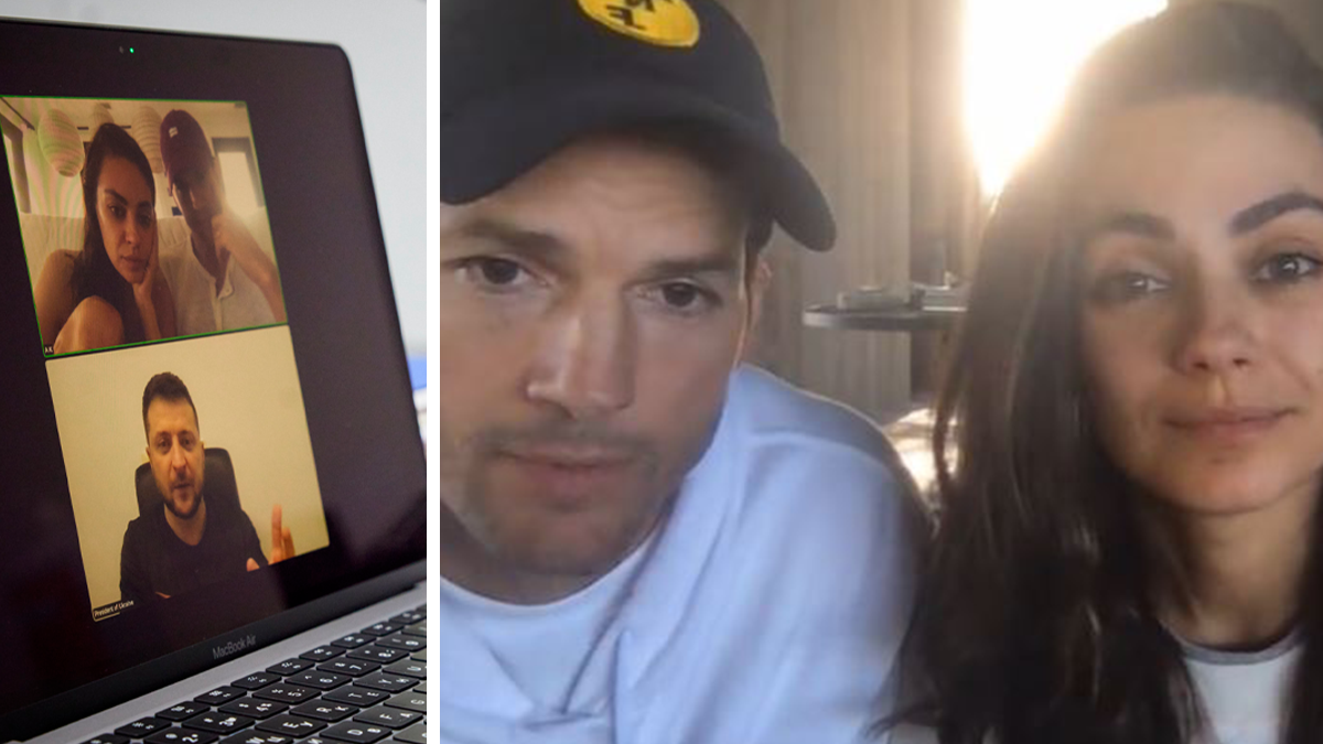 President Zelenskyy Appreciates Mila Kunis And Ashton Kutcher For Raising Almost $35M In Support Of Ukraine And Its People