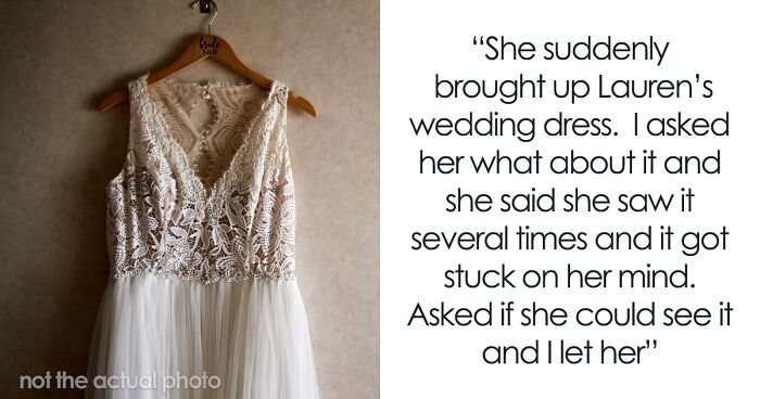 Mom Asks If She Was Wrong To Refuse To Let Her Stepdaughter Use Her Deceased Daughter’s Wedding Dress
