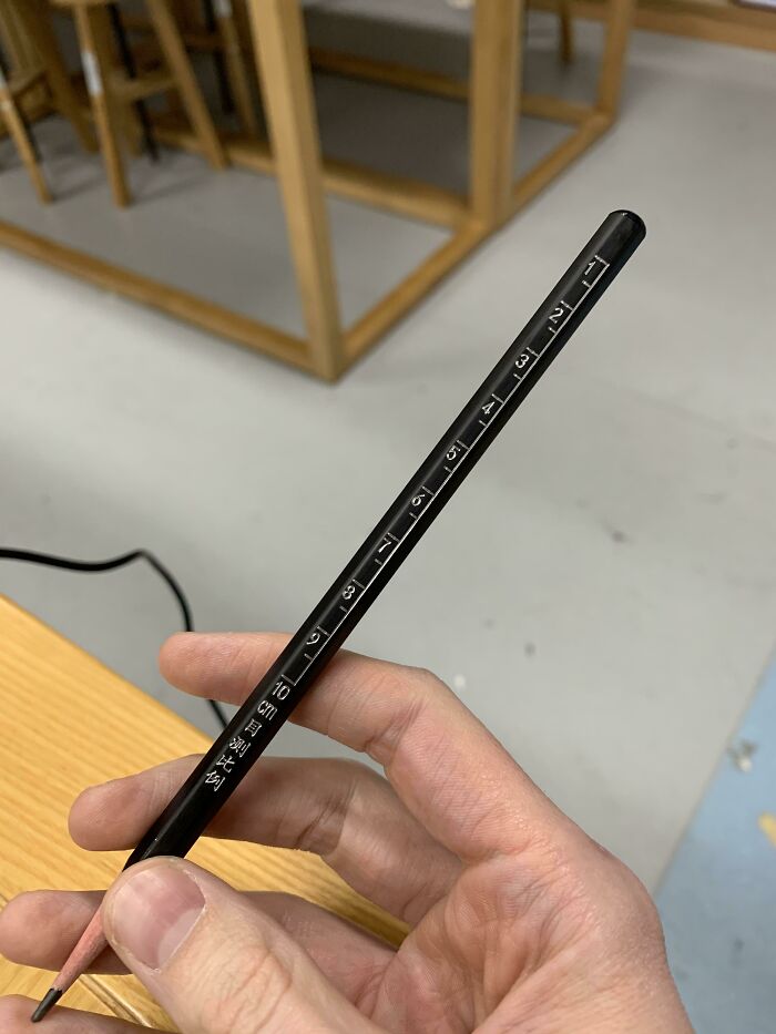 My Pencil Has A Built-In Ruler