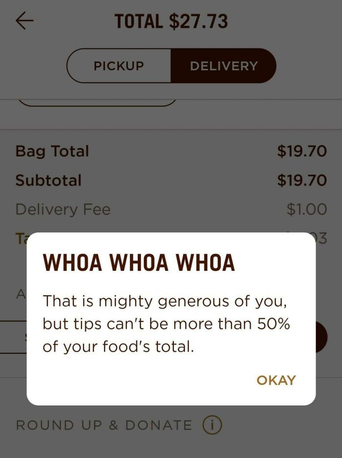 App Doesn’t Let You Tip What You Want