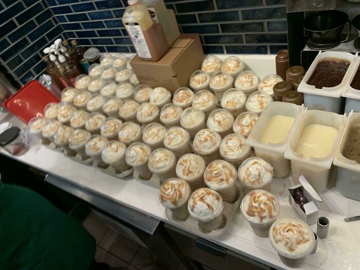 60 Frappuccinos With No Tip… $279