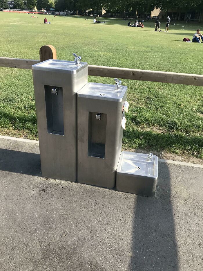 Pequeña fuente para perros